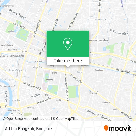 Ad Lib Bangkok map