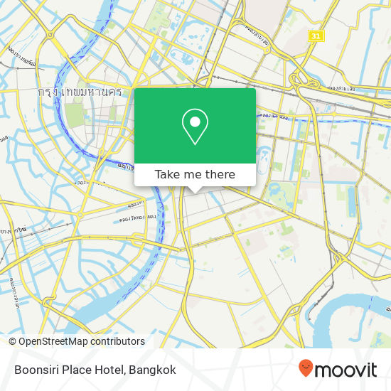 Boonsiri Place Hotel map