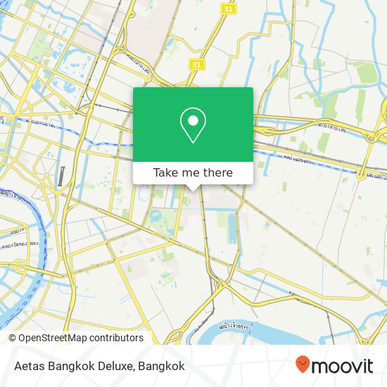 Aetas Bangkok Deluxe map