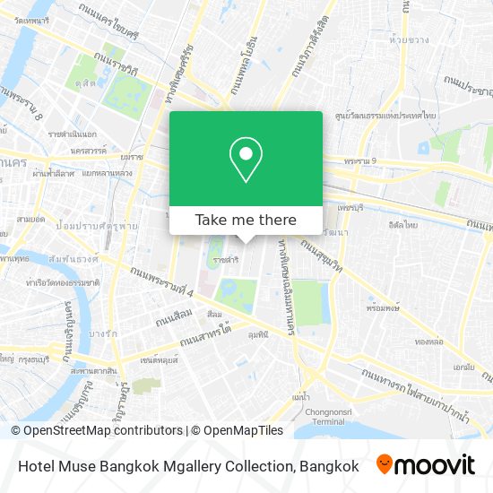Hotel Muse Bangkok Mgallery Collection map
