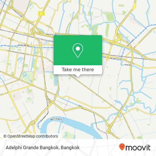 Adelphi Grande Bangkok map