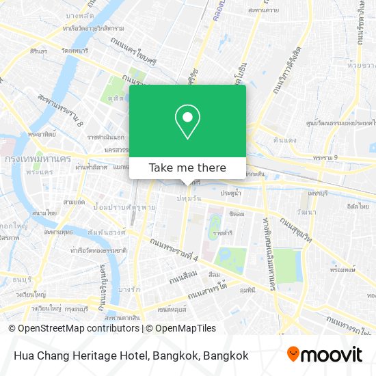 Hua Chang Heritage Hotel, Bangkok map