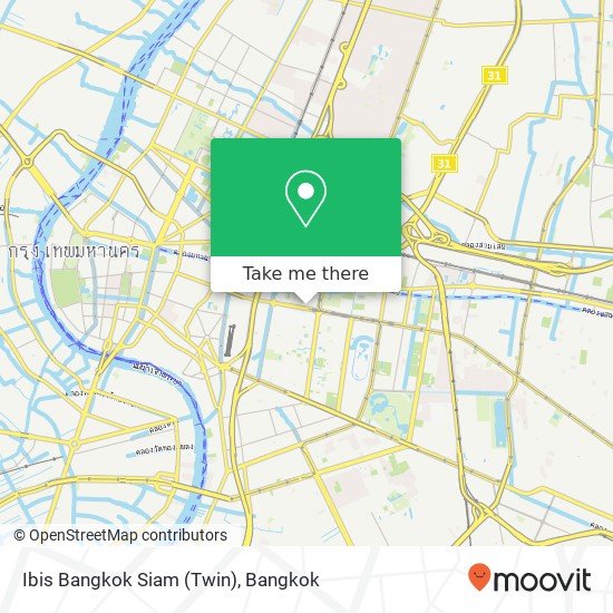 Ibis Bangkok Siam (Twin) map