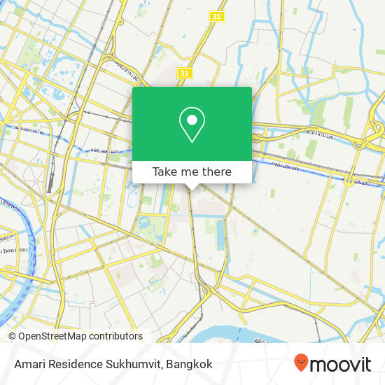 Amari Residence Sukhumvit map