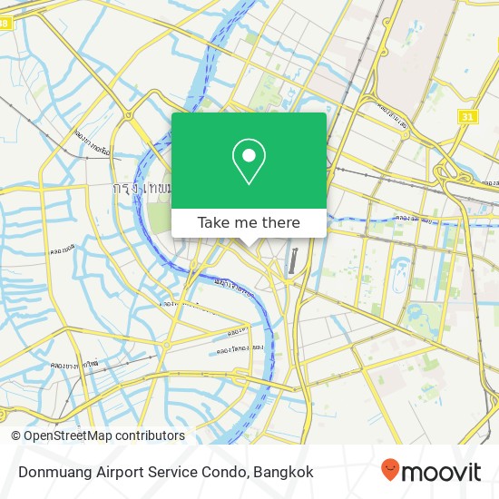 Donmuang Airport Service Condo map