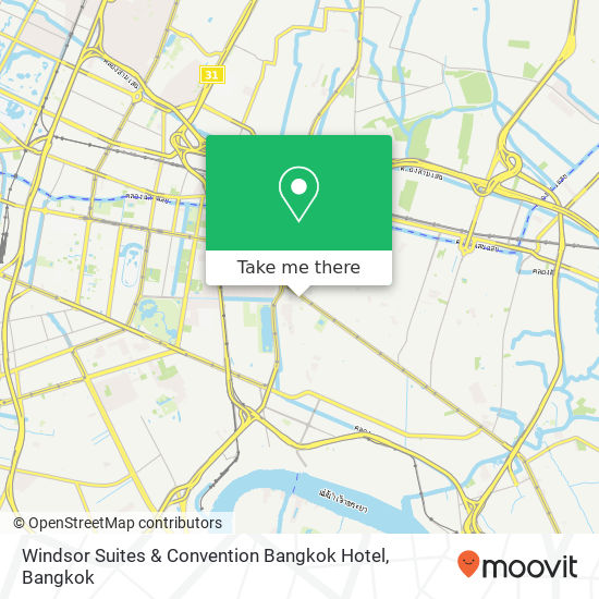 Windsor Suites & Convention Bangkok Hotel map