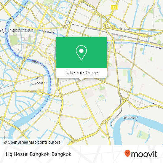 Hq Hostel Bangkok map