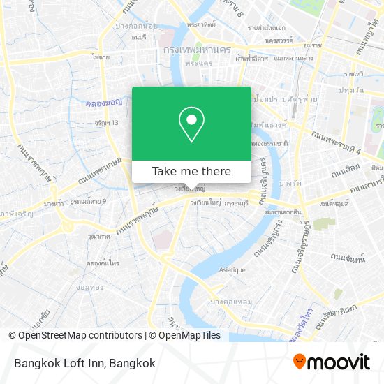 Bangkok Loft Inn map
