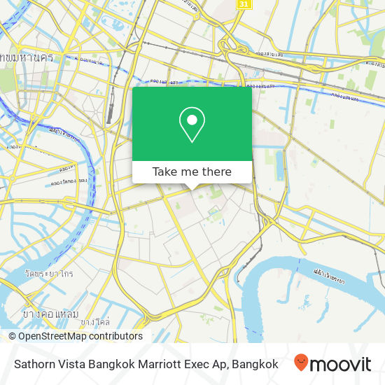 Sathorn Vista Bangkok Marriott Exec Ap map