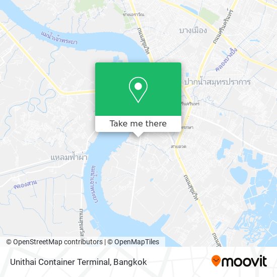 Unithai Container Terminal map