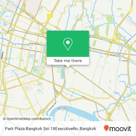 Park Plaza Bangkok Soi 18ExecutiveRo map