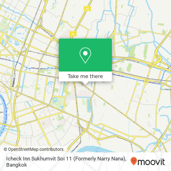 Icheck Inn Sukhumvit Soi 11 (Formerly Narry Nana) map