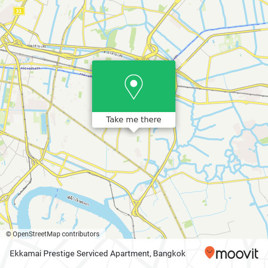 Ekkamai Prestige Serviced Apartment map