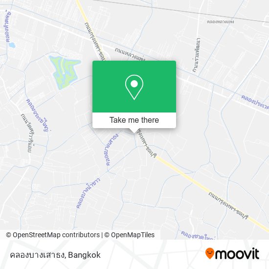 คลองบางเสาธง map
