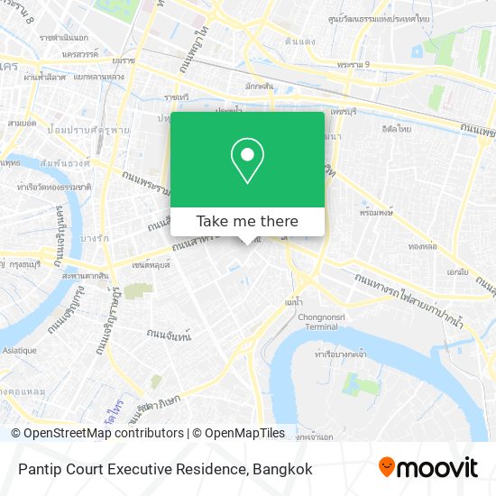 Pantip Court Executive Residence map