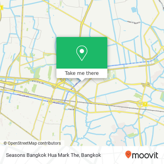 Seasons Bangkok Hua Mark The map