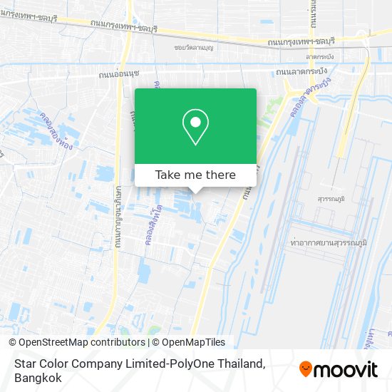 Star Color Company Limited-PolyOne Thailand map