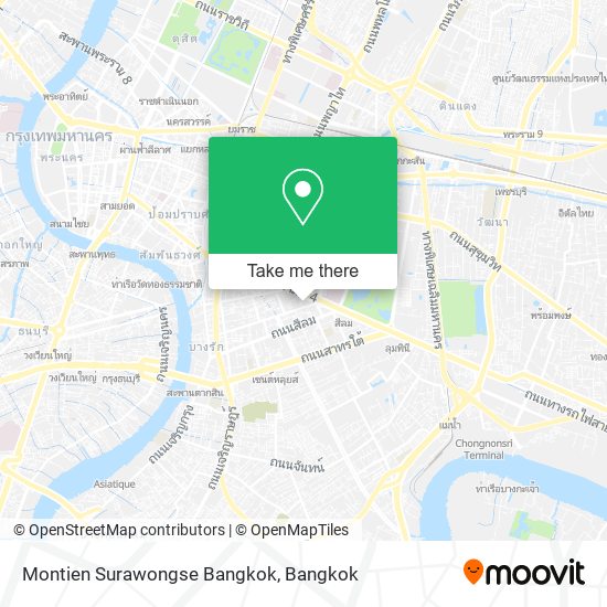 Montien Surawongse Bangkok map