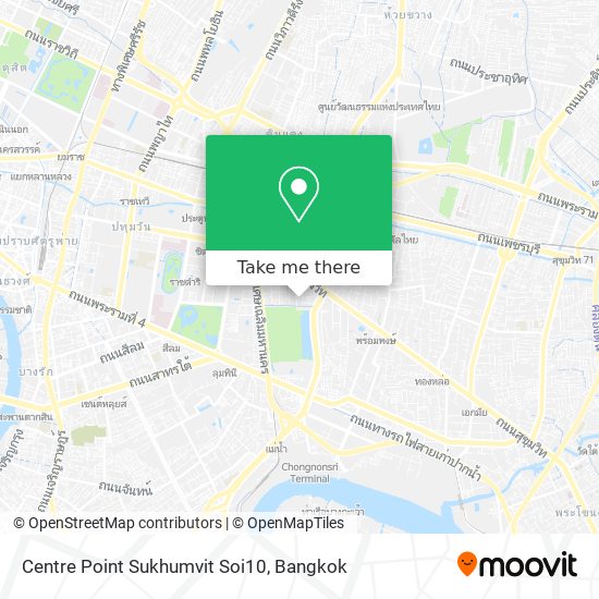 Centre Point Sukhumvit Soi10 map