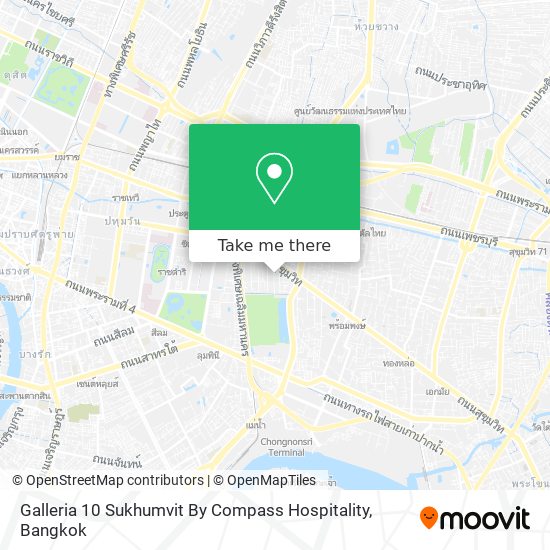 Galleria 10 Sukhumvit By Compass Hospitality map