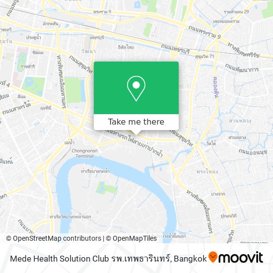 Mede Health Solution Club  รพ.เทพธารินทร์ map