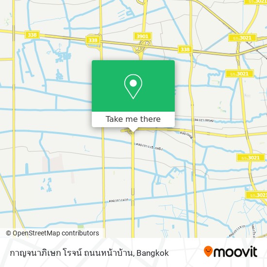 กาญจนาภิเษก โรจน์ ถนนหน้าบ้าน map