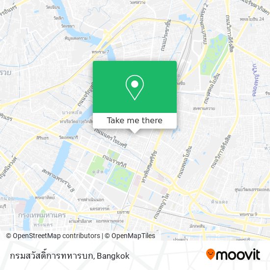 กรมสวัสดิ์การทหารบก map