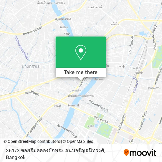 361 / 3 ซอยริมคลองชักพระ ถนนจรัญสนิทวงศ์ map