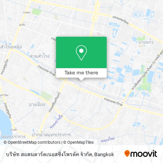 บริษัท สแตนดาร์ดเนอสซิ่งโพรดัค จำกัด map