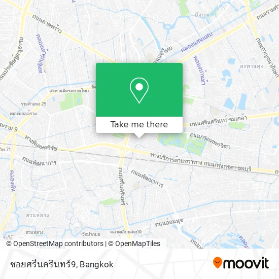 ซอยศรีนครินทร์9 map
