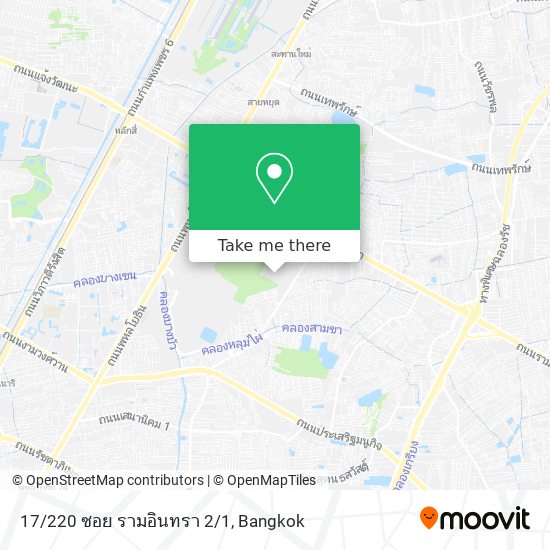 17/220 ซอย รามอินทรา 2/1 map