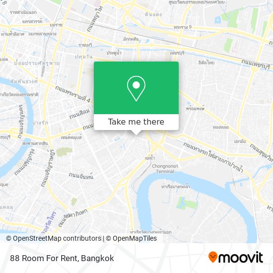 88 Room For Rent map