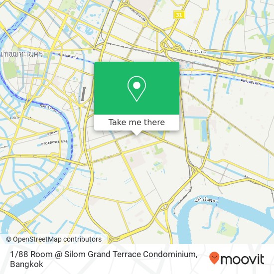 1 / 88 Room @ Silom Grand Terrace Condominium map