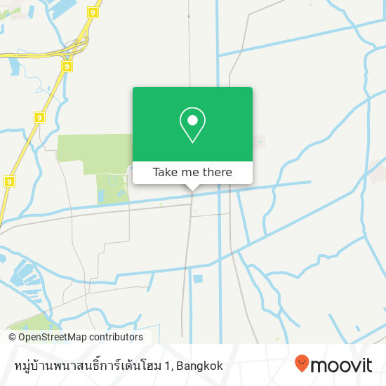 หมู่บ้านพนาสนธิ์การ์เด้นโฮม 1 map