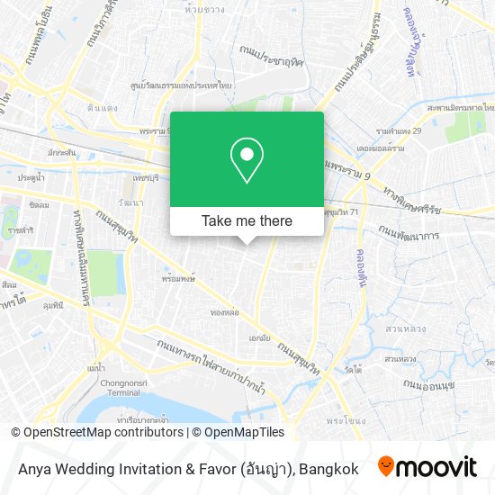 Anya Wedding Invitation & Favor (อันญ่า) map
