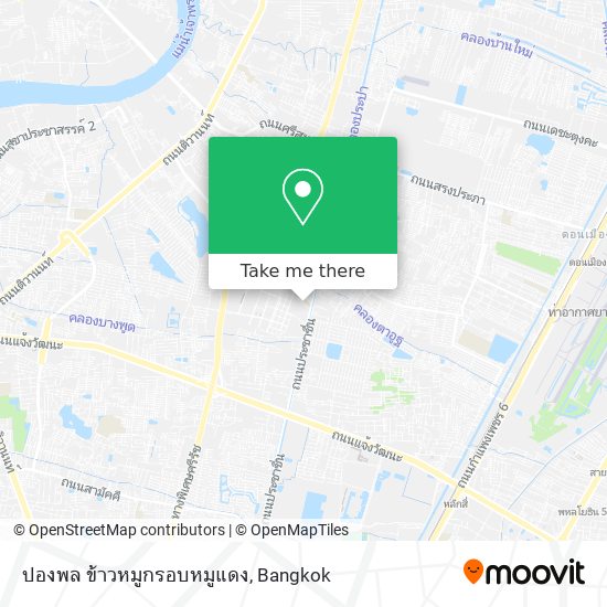 ปองพล​ ​ข้าว​หมู​กรอบหมูแดง map