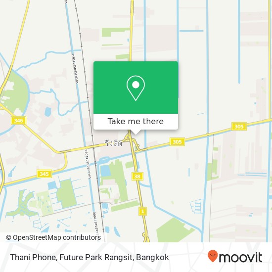 Thani Phone, Future Park Rangsit map