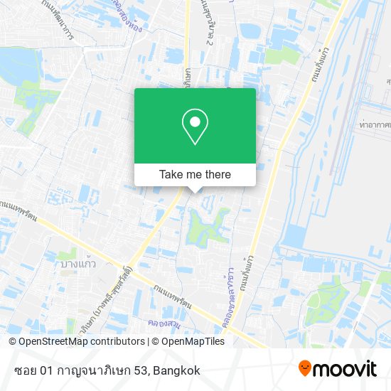 ซอย 01 กาญจนาภิเษก 53 map