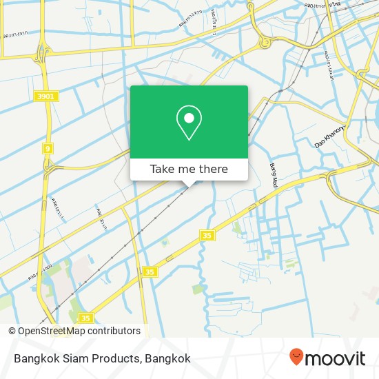 Bangkok Siam Products map