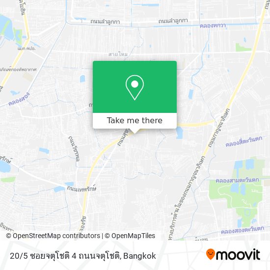 20/5 ซอยจตุโชติ 4 ถนนจตุโชติ map