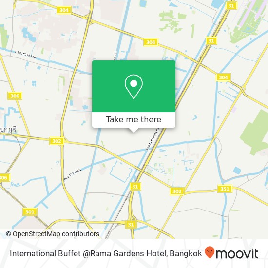 International Buffet @Rama Gardens Hotel map