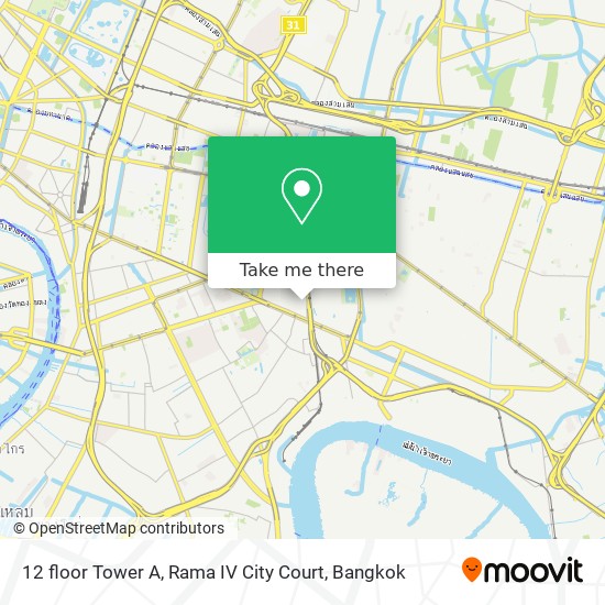 12 floor Tower A, Rama IV City Court map