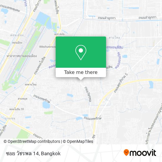 ซอย วัชรพล 14 map