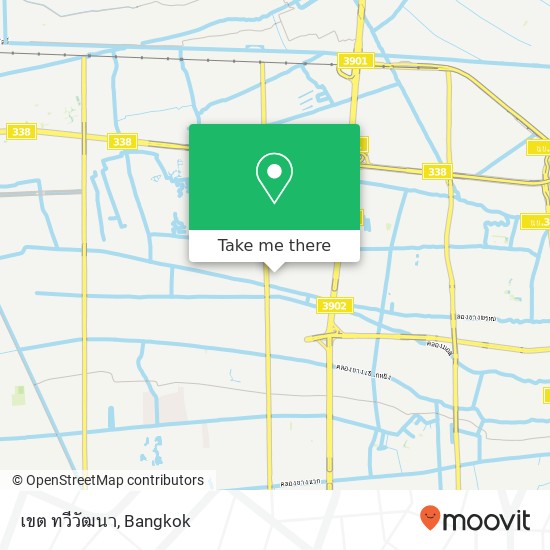 เขต ทวีวัฒนา map