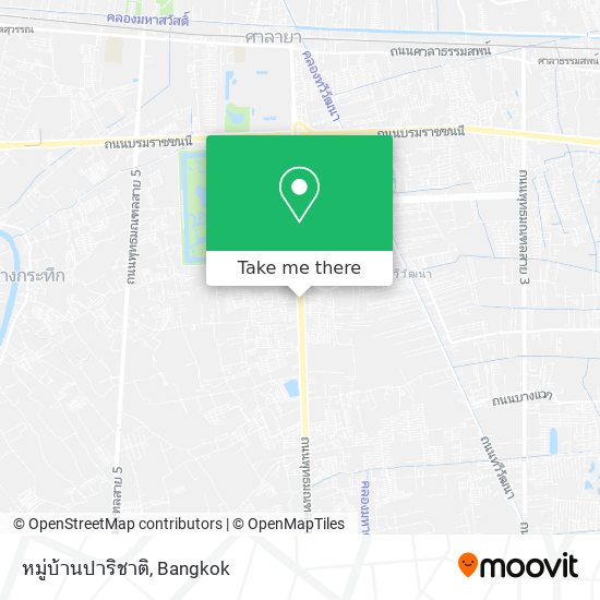 หมู่บ้านปาริชาติ map