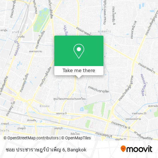 ซอย ประชาราษฎร์บำเพ็ญ 6 map