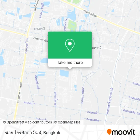 ซอย ไกรศักดาวัฒน์ map