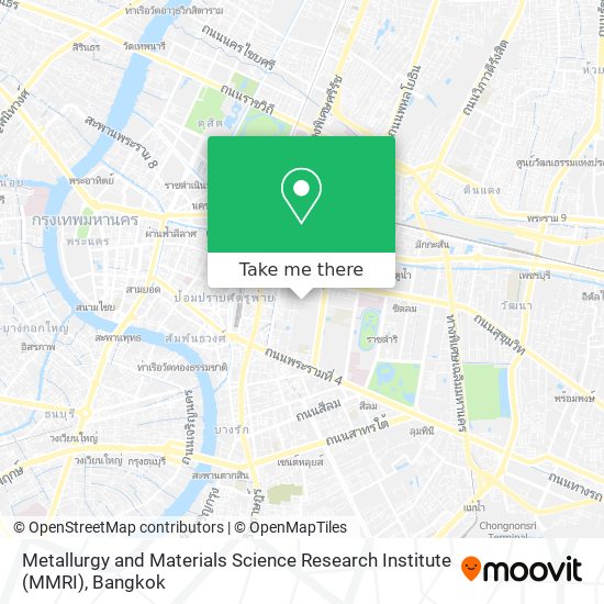 Metallurgy and Materials Science Research Institute (MMRI) map