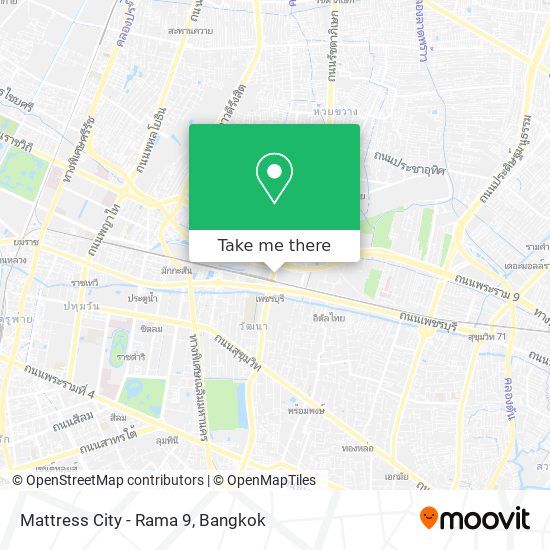 Mattress City - Rama 9 map