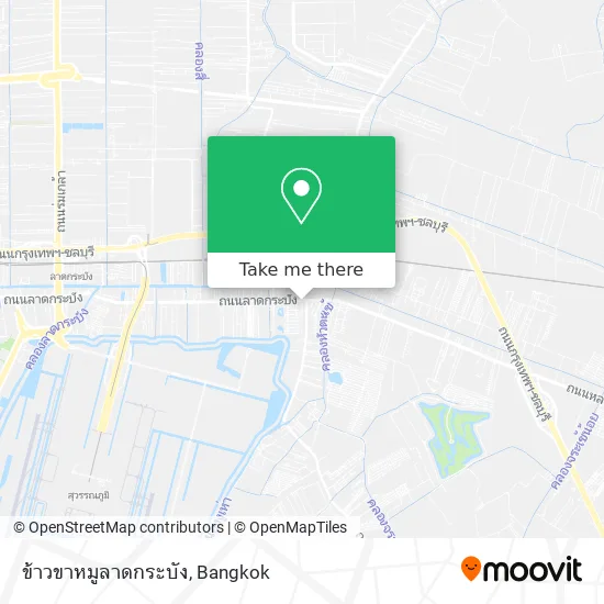 ข้าวขาหมูลาดกระบัง map